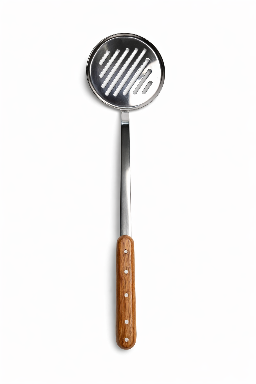 Westin Stainless Steel Slotted Serving Spoon with WOODEN Handle