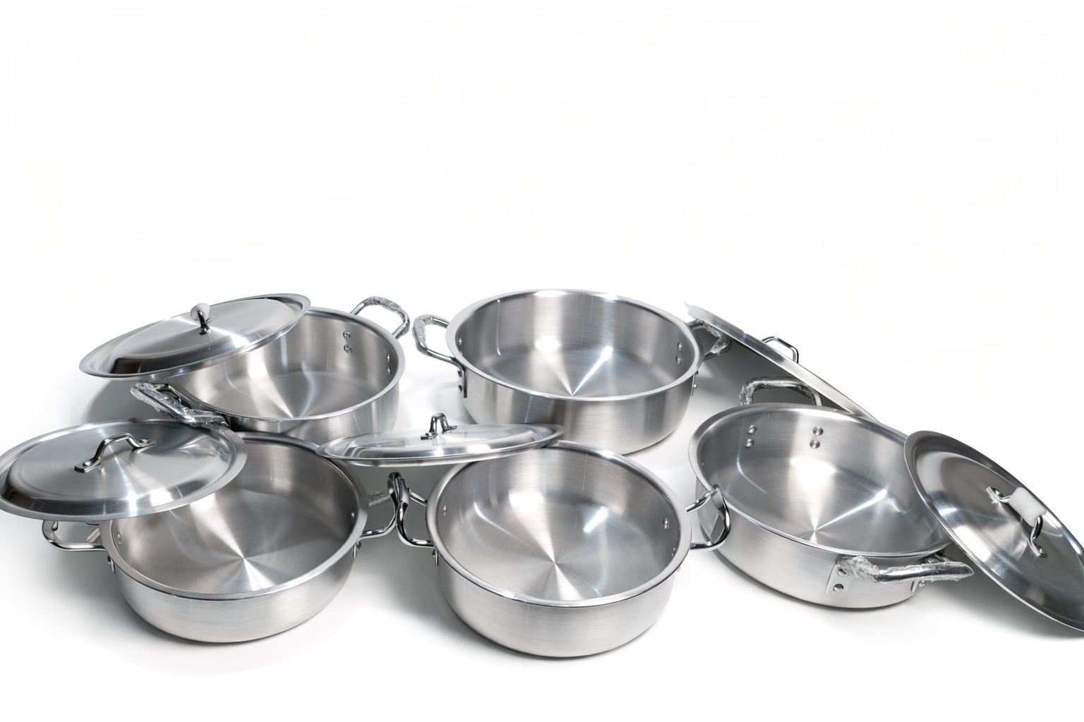 Westin Premium Stainless Steel 5-Piece Cooking Pot Set with Lids