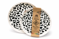 Mineplas Round Printed Serving Tray – Black & White Design