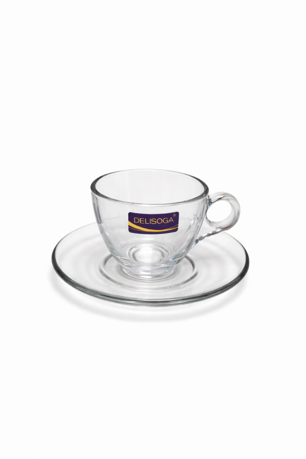 Delisoga Glass Tea Cup and Saucers Set 6pcs (Copy)