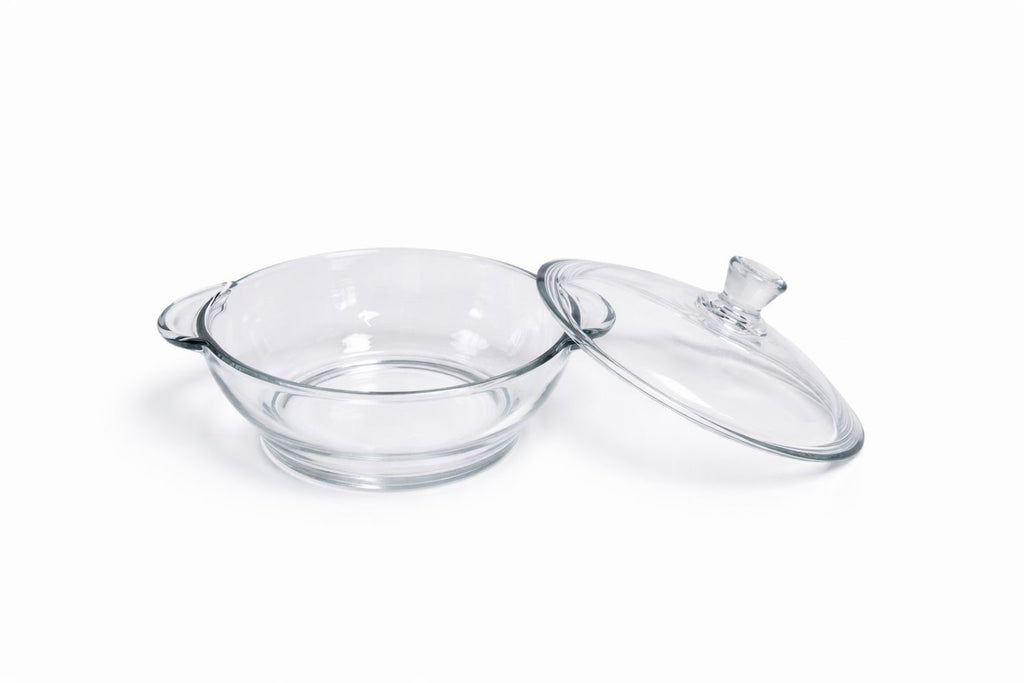 Delisoga Casserole/Donga Glass Lid Transparent 1L Capacity