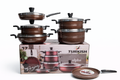 Turkish Alpha 17-Piece Non-Stick Cookware Set (Forging Edition)