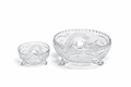 DELISOGA Textured Glass FRUIT Bowl Set 7pc