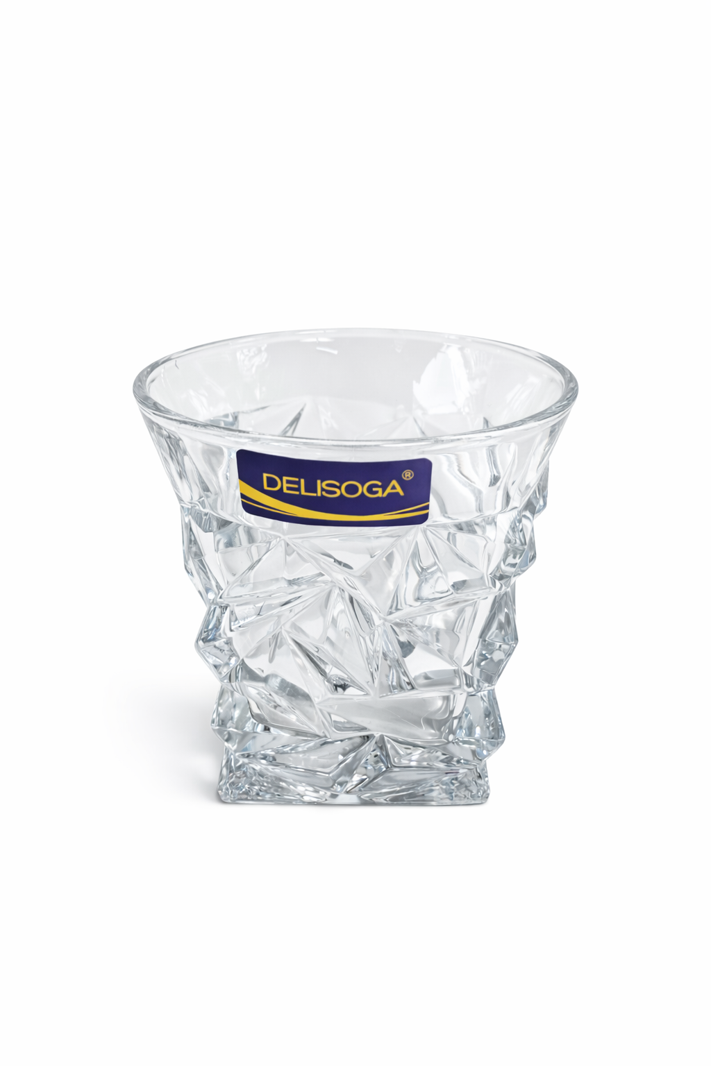 Delisoga Glass Tumbler Cup Set 6pcs