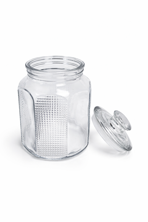 Deli Glassware Jar with Airtight Lids 2.2L