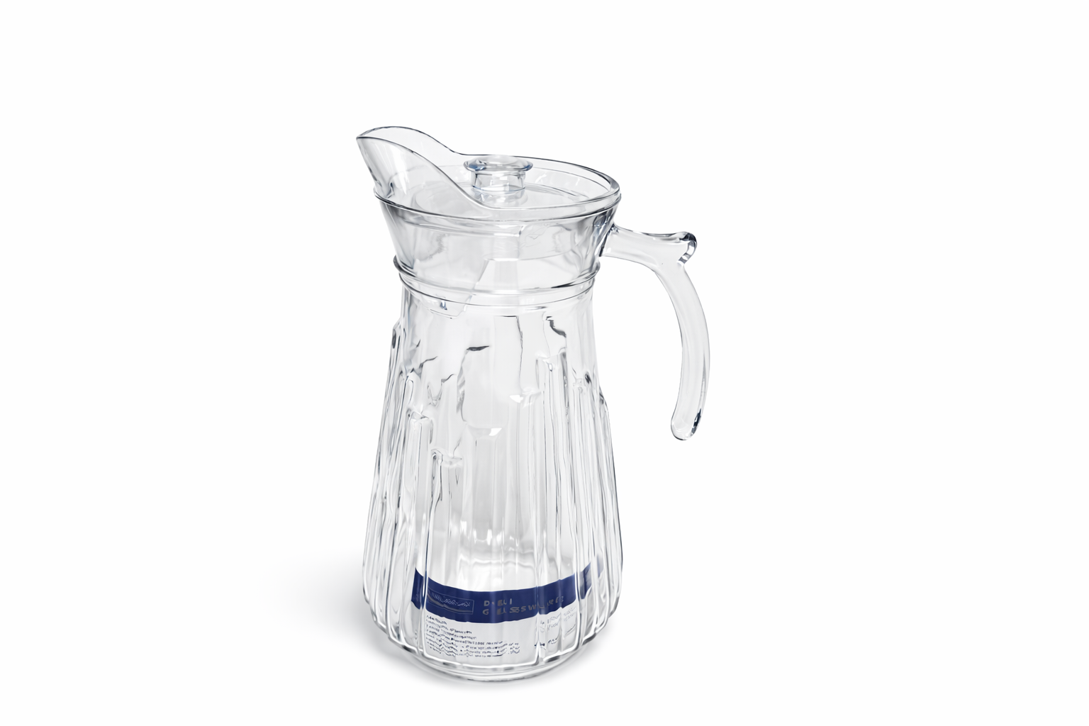 DELISOGA Glassware Crystal Glass & Pitchers Jug (1.7 L) (pack of 1)