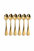 Westin Stainless Steel Serving Spoon (Pack of 6) (GOLDEN)