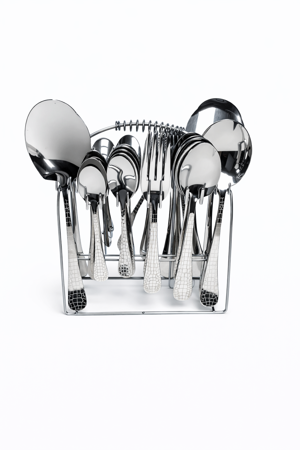 Westin 37-Piece Stainless Steel Cutlery Set with Stand