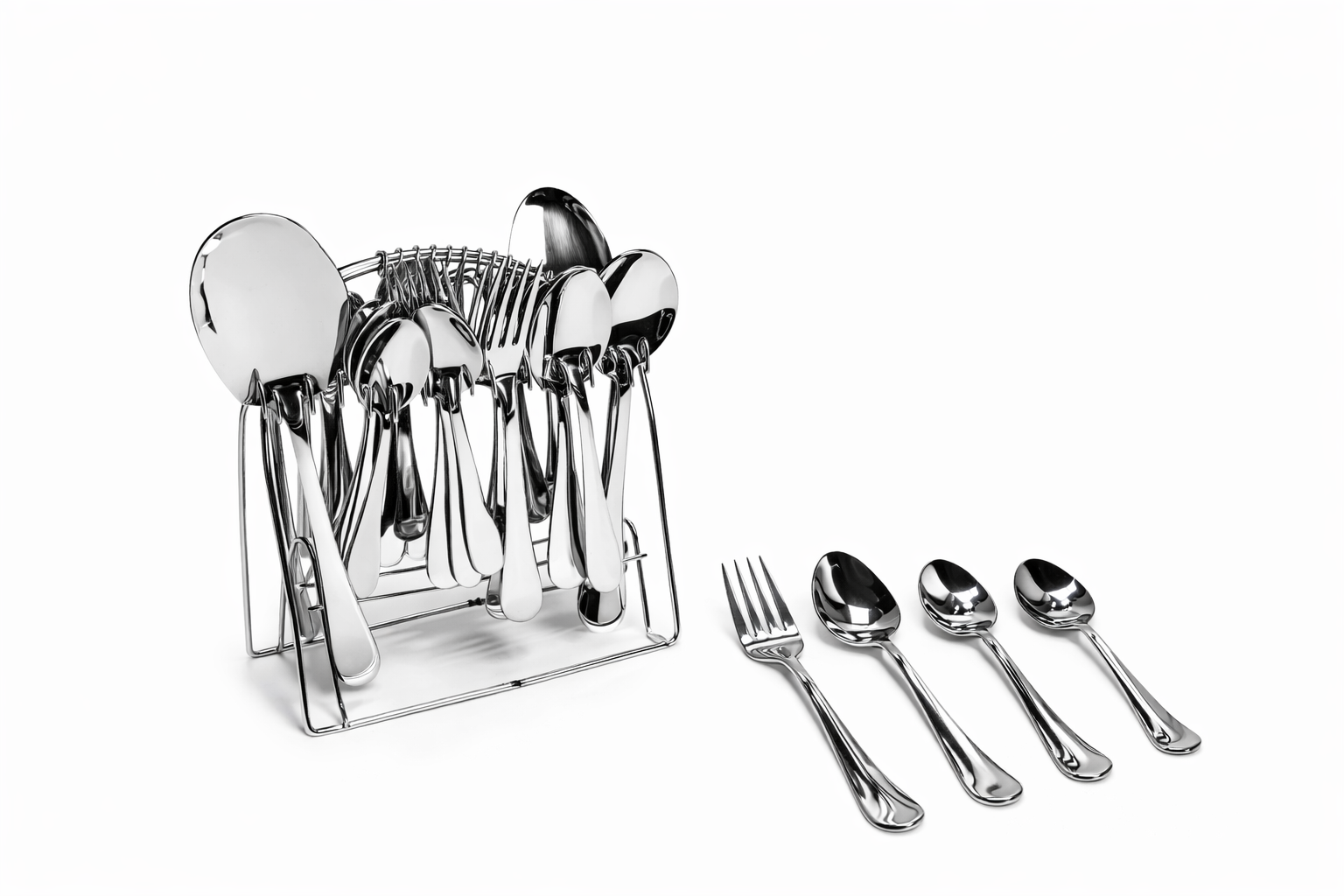 Westin 29-Piece Stainless Steel Cutlery Set with Stand