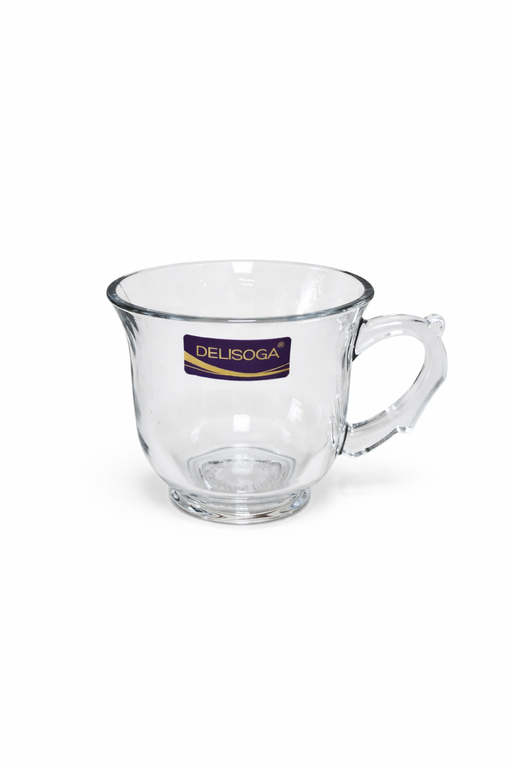 Delisoga Glass Tea Cups Set 6pcs