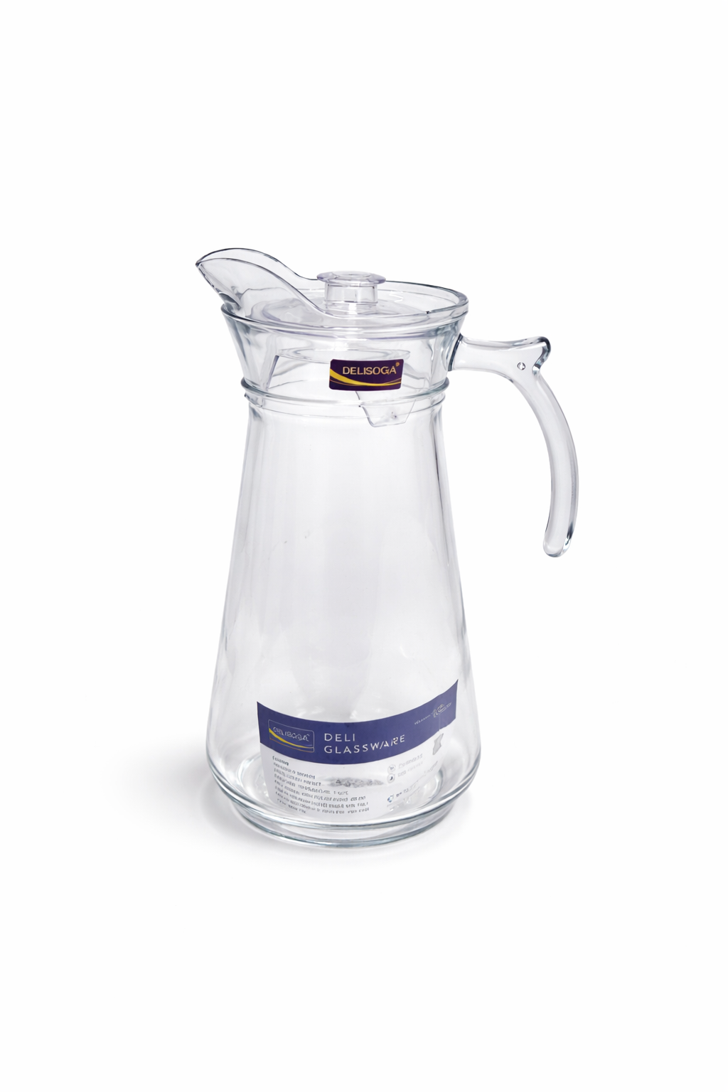DELISOGA Glassware Crystal Glass & Pitchers Jug (1.7 L) (pack of 1)