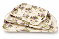 MinePlas Decorative Melamine Serving Tray – Purple Floral Design