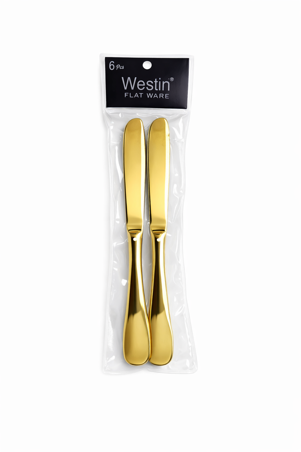 Westin Stainless Steel Butter Knives – Pack of 6 (GOLDEN)