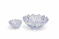 DELISOGA Textured Glass Fruit Bowl Set 7pcs (PEARL)