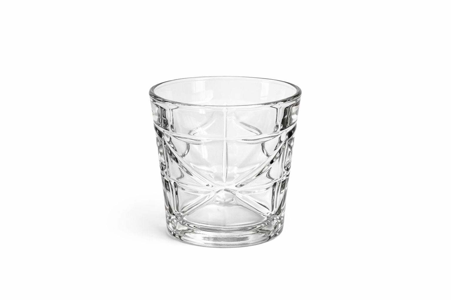 Delisoga Glass Tumbler Cup Set 6pcs