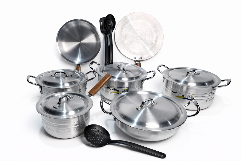 Westin Family King 15-Piece Metal Finish Cookware Set