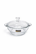 Delisoga Casserole/Donga Glass Lid Transparent 1L Capacity