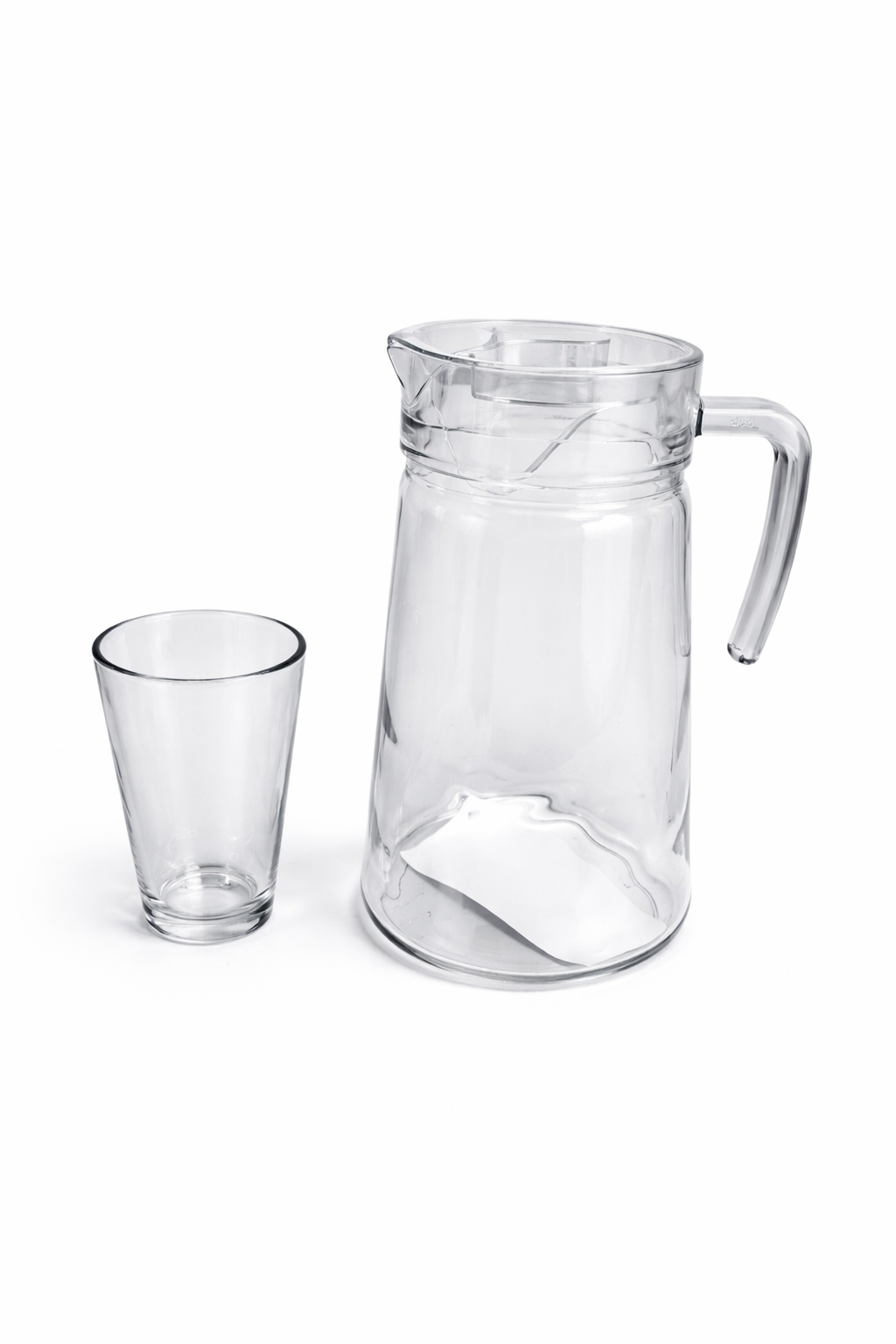 Deli Glassware - Water Jug Set with 6 Glasses 1 Jug