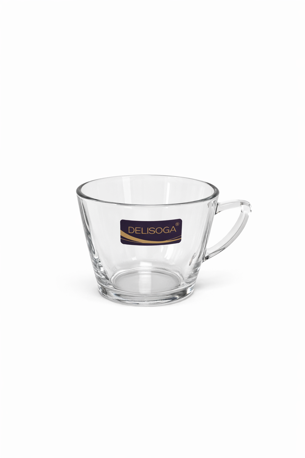 Delisoga Glass Tea Cups Set 6pcs