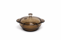 Delisoga Casserole/Donga smoked Glass Lid Transparent 750ml 1pc Capacity Premium Quality