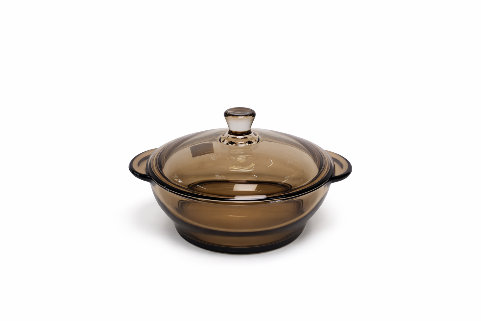 Delisoga Casserole/Donga smoked Glass Lid Transparent 750ml 1pc Capacity Premium Quality
