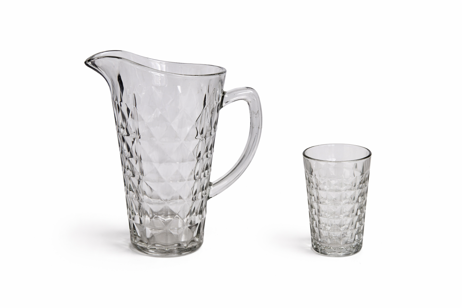 Deli Glassware - Water Jug Set with 6 Glasses 1 Jug sku?
