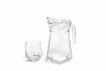 Deli Glassware - Water Jug Set with 6 Glasses 1 Jug