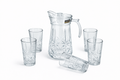 Deli Glassware - Water Jug Set with 6 Glasses 1 Jug