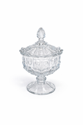 Ornate crystal candy jar