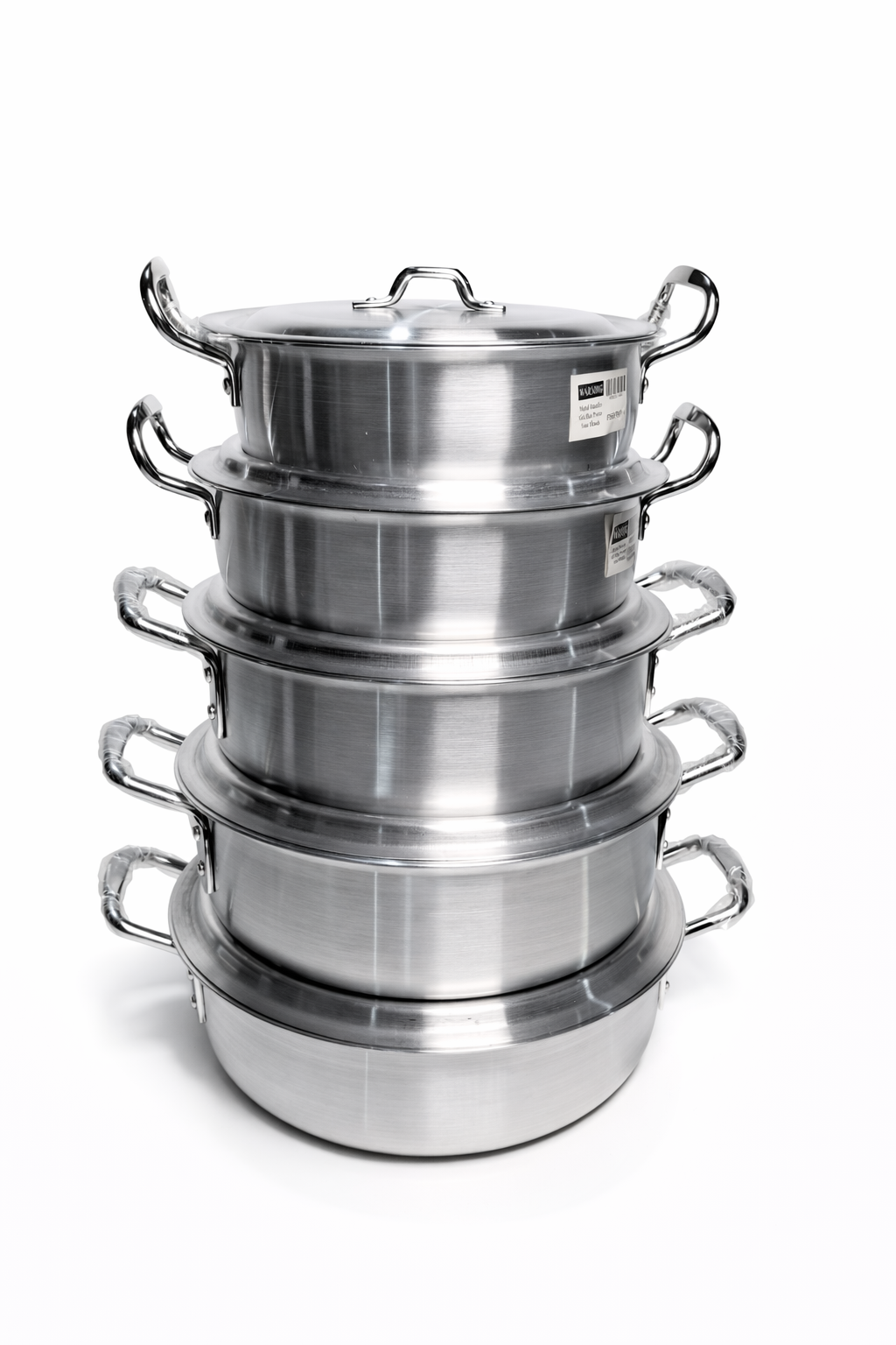 Westin Premium Stainless Steel 5-Piece Cooking Pot Set with Lids