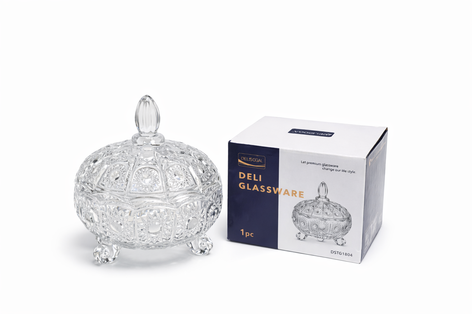 Deli Glassware Candy Jar