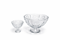 DELISOGA Textured Glass Ice-Cream Bowl Set 7pc