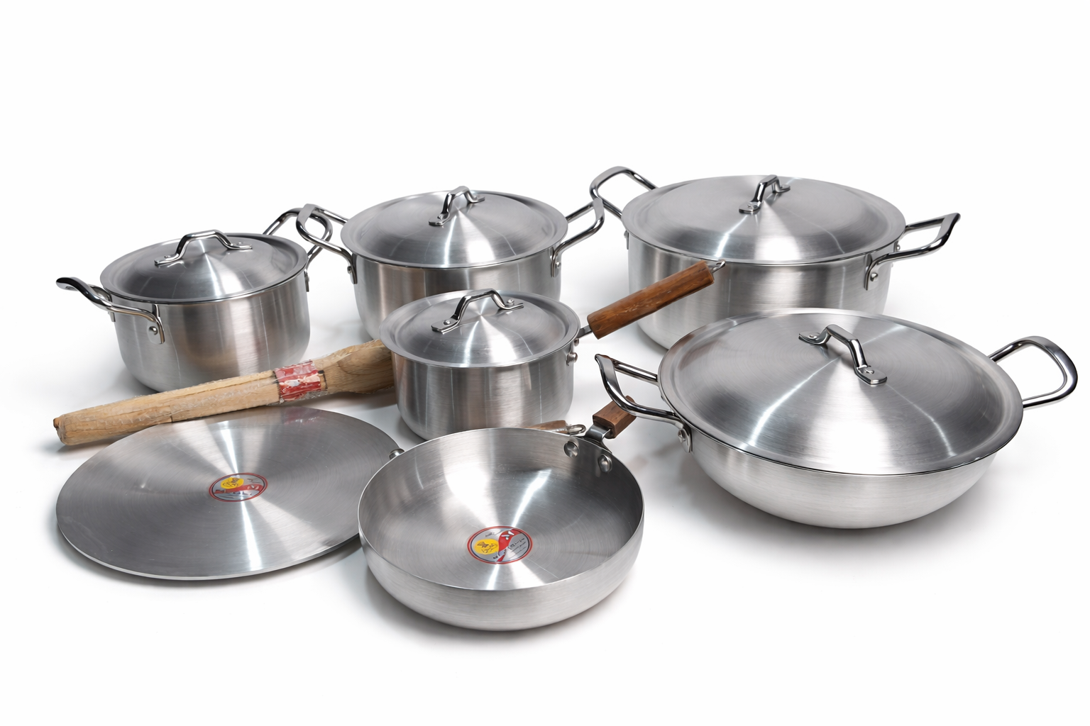 Master Pan Gloria Metal Finish 15-Piece Cookware Set