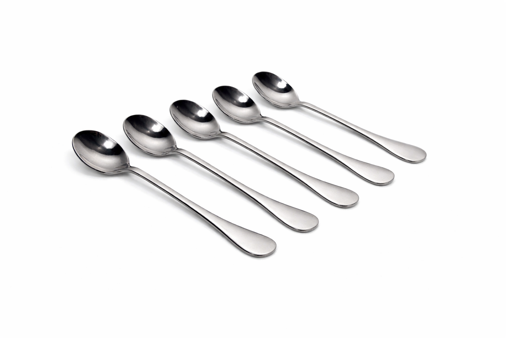 Stainless Steel Long Tea Spoons – Pack of 6