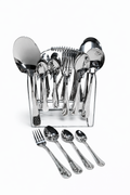 Westin 37-Piece Stainless Steel Cutlery Set with Stand
