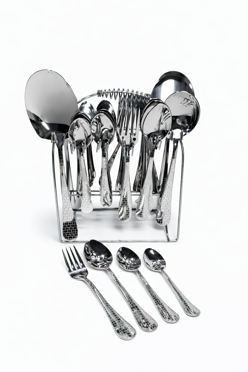 Westin 37-Piece Stainless Steel Cutlery Set with Stand