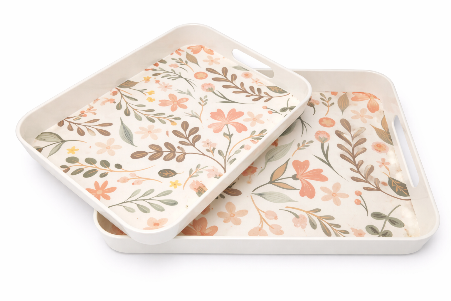 Mineplas Rectangular Serving Tray Soft Pastel Design