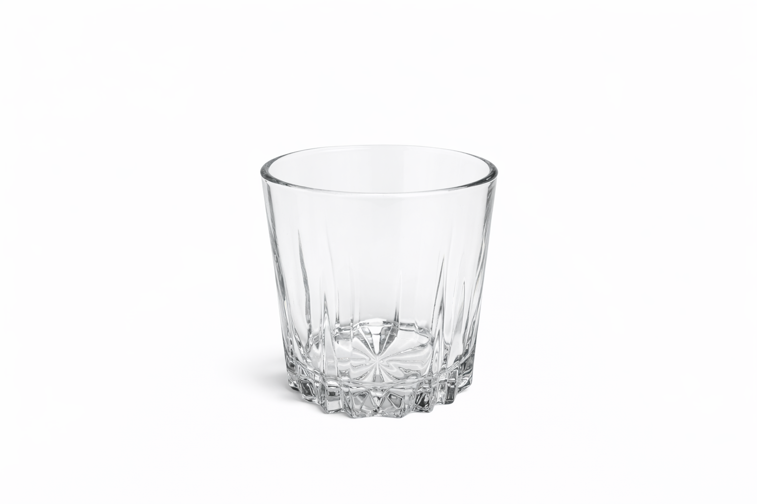 Delisoga Glass Tumbler Cup Set 6pcs