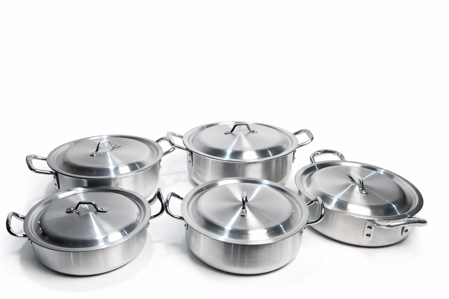 Westin Premium Stainless Steel 5-Piece Cooking Pot Set with Lids