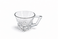 Delisoga Glass Tea Cup Set 6pcs (CRYSTAL)