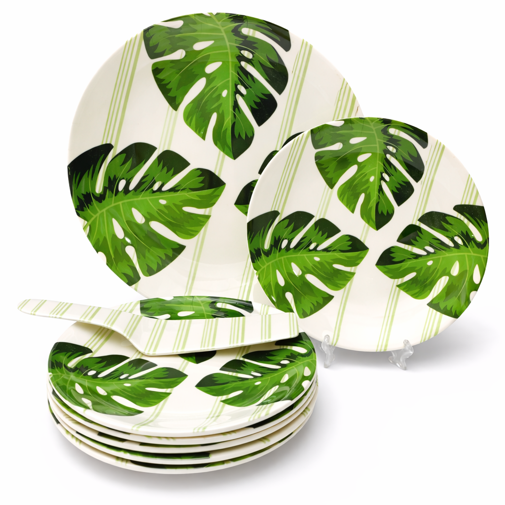 Mineplas Tropical Leaf Cake Set