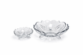 DELISOGA Textured Glass Fruit Bowl Set 7pcs (CLEAR)