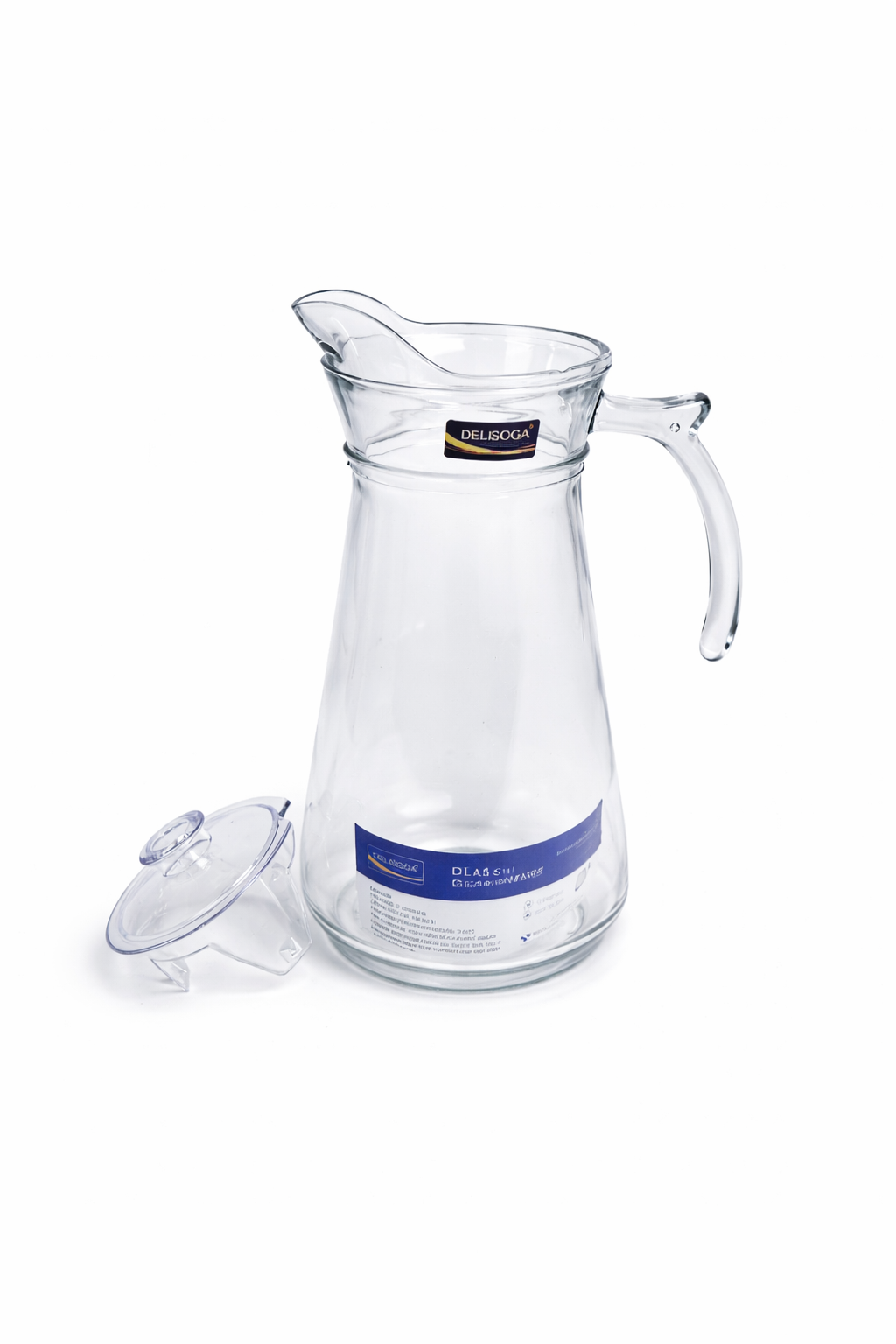 DELISOGA Glassware Crystal Glass & Pitchers Jug (1.7 L) (pack of 1)