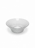 Deli Glassware Textured Clear Glass Bowl Set – 6 Pieces, 124 mm