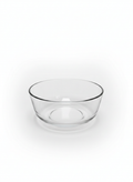Delisoga Glass Transparent Medium Bowl Set – 3pc