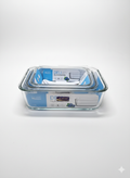 Deli Glassware FOOD CONTAINER 3pc