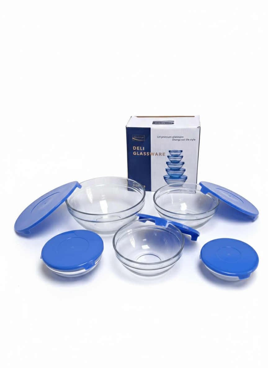 Deli Glassware FOOD CONTAINER 3pc