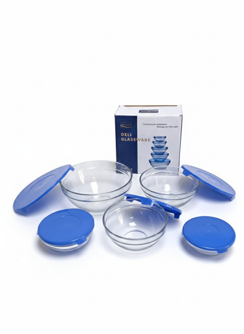 Deli Glassware FOOD CONTAINER 3pc