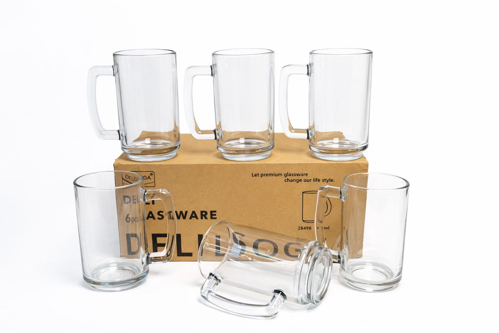 Delisoga Juice Mug Glass Set 6pcs