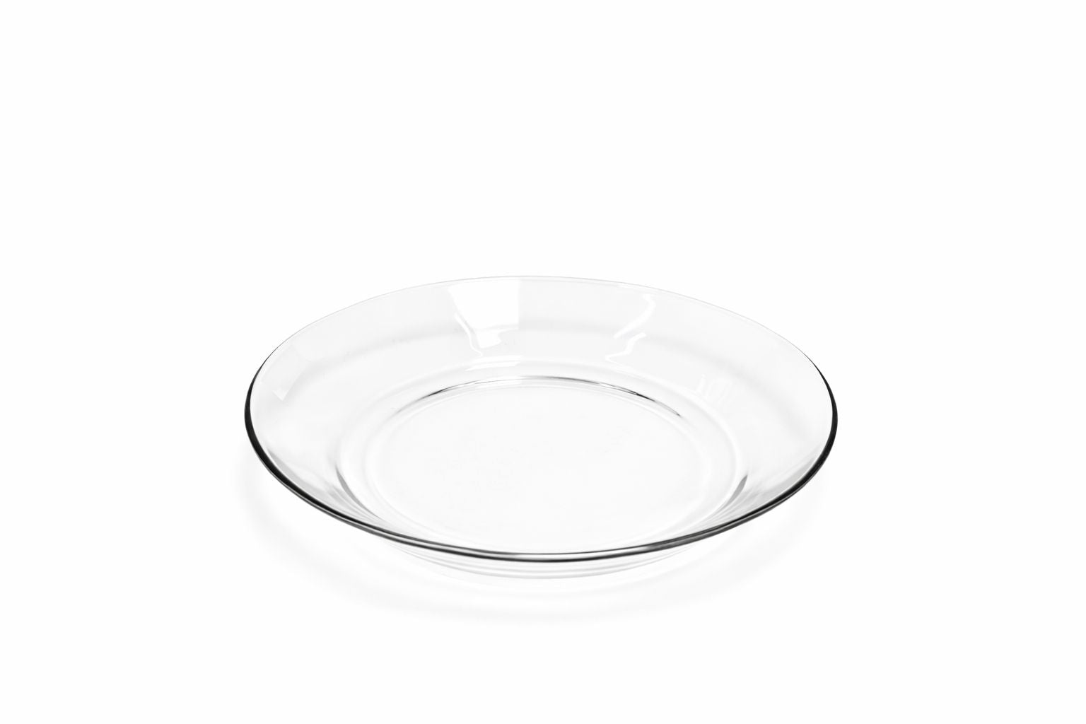 Delisoga Transparent All Purpose Glass Plates - 6pcs 194MM